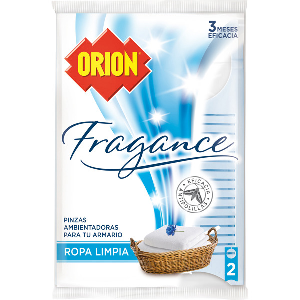 ANTIPOLILLA ORION FRAGANCE ROPA LIMPIA 2UDS