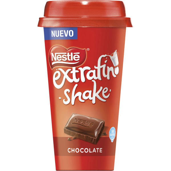 BATIDO CHOCOLATE NESTLE EXTRAFINO SHAKE S/GLUTEN 190ML