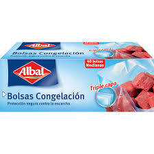 BOLSAS ALBAL CONGELACION MEDIANAS 40UDS