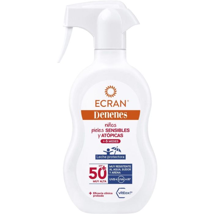 BRONCEADOR ECRAN DENENES LECHE SOLAR INFANTIL 50+ PISTOLA 270ML