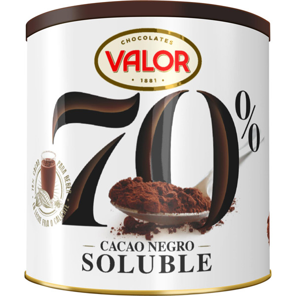 CACAO VALOR SOLUBLE 70% 300GRS