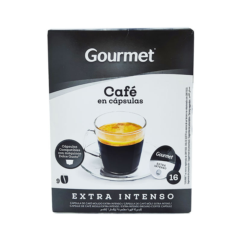 CAFE GOURMET COMPATIBLE DOLCE GUSTO EXTRA INTENSO 16UDS