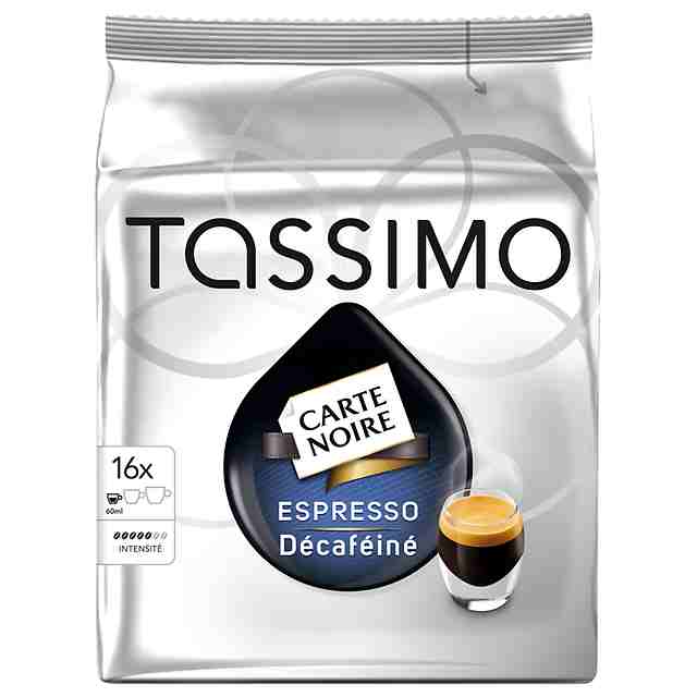 CAFE TASSIMO EXPRESSO DECAFEINE 16DOSIS 118'4GRS