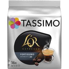 CAFE TASSIMO EXPRESSO FORTISIMO 16DOSIS 124´8GR
