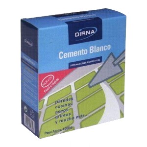 CEMENTO BLANCO DIRNA CAJA 1KG