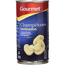 CHAMPIÑON GOURMET LAMINADO LATA 185GR