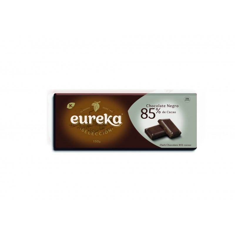 CHOCOLATE EUREKA NEGRO 85% CACAO 150GR