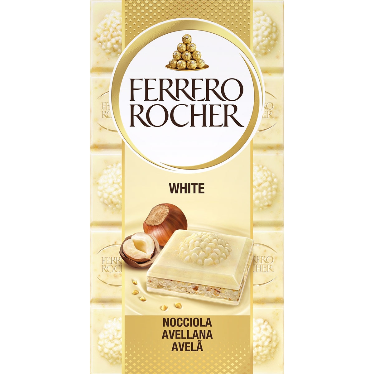 CHOCOLATE FERRERO WHITE TABLETA 90GRS