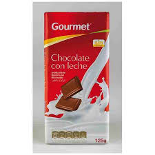CHOCOLATE GOURMET CON LECHE 125GR