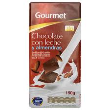 CHOCOLATE GOURMET LECHE C/ALMENDRAS 150GR