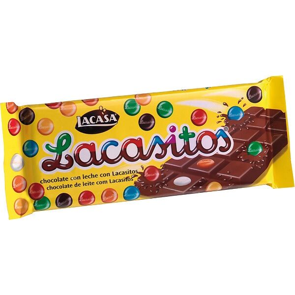 CHOCOLATE LACASA CON LECHE Y LACASITOS 75GRS