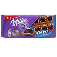CHOCOLATE MILKA LECHE OREO SANDWICH 92GR