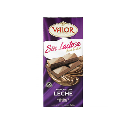 CHOCOLATE VALOR S/LACTOSA C/LECHE 100GRS