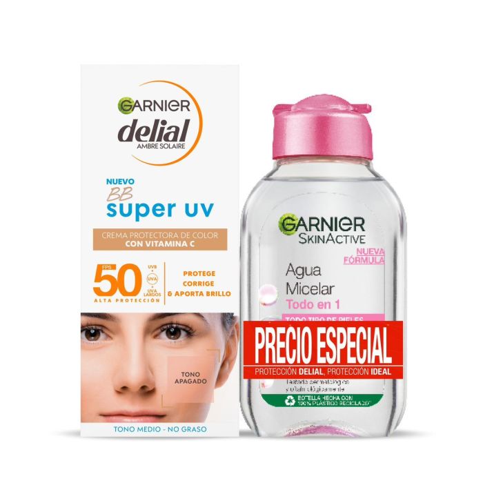 CREMA DELIAL FACIAL SENSITIVE ADVANCED SPF-50 + AGUA MICELAR 100ML