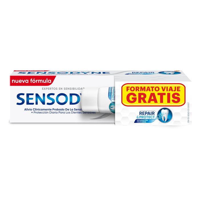 DENTIFRICO SENSODYNE REPARA Y PROTEGE 75ML + FORMATE VIAJE