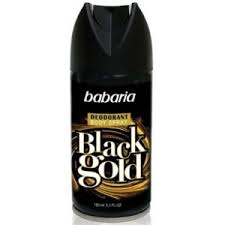 DESODORANTE BABARIA BODY BLACK GOLD SPRAY 150ML