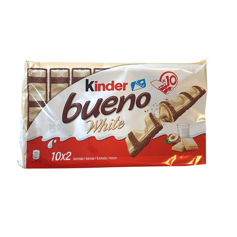 KINDER BUENO WHITE PACK-10x2UDS 390GRS