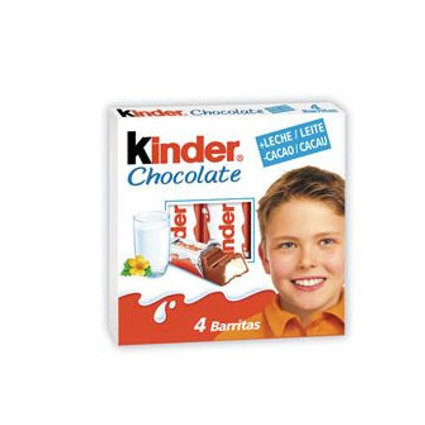 KINDER CHOCOLATE BARRITA 4UDS