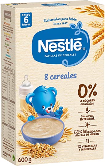 PAPILLA NESTLE 8 CEREALES INTEGRAL 600GRS
