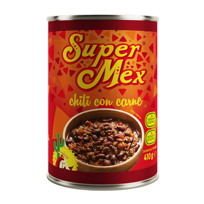 SALSA CHILI CON CARNE SUPER MEX 410GR