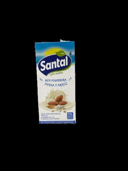 SANTAL MIX ALMENDRA AVENA Y ARROZ 100% VEGETAL 1LITRO