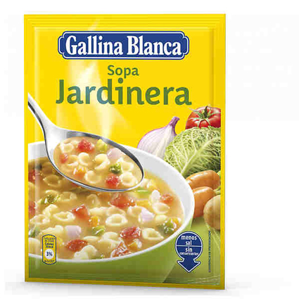 SOPA G.BLANCA JARDINERA 1 SB.