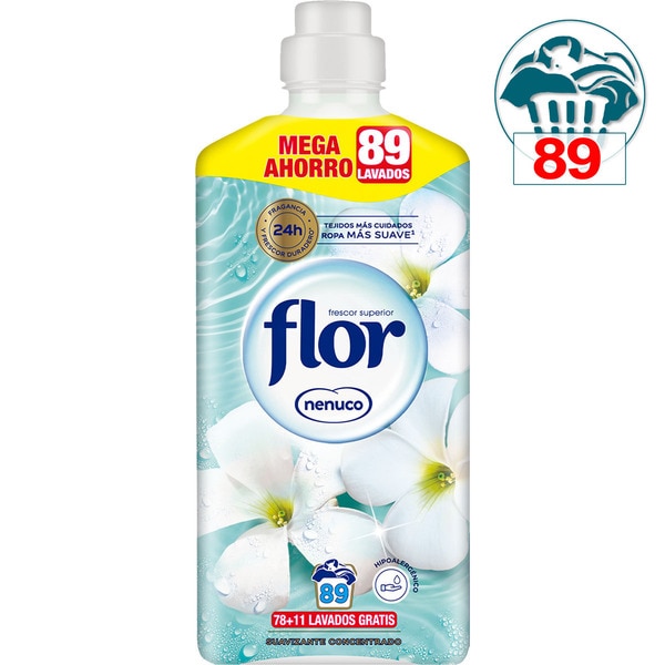 SUAVIZANTE FLOR CONCENTRADO NENUCO 89DOSIS 1'602ML