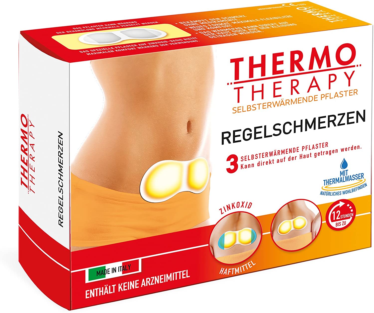 THERMO THERAPY DOLORES MENSTRUALES 3UDS