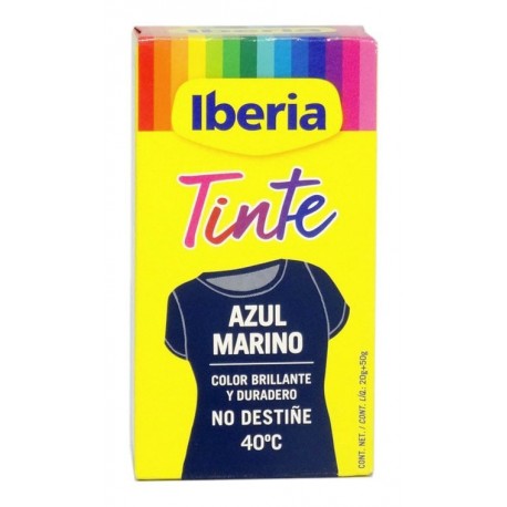 TINTE IBERIA AZUL MARINO 40ºC 20GRS+50GRS