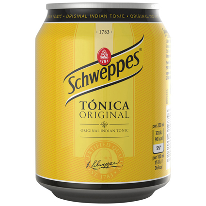 TONICA SCHWEPPES LATA 20CL