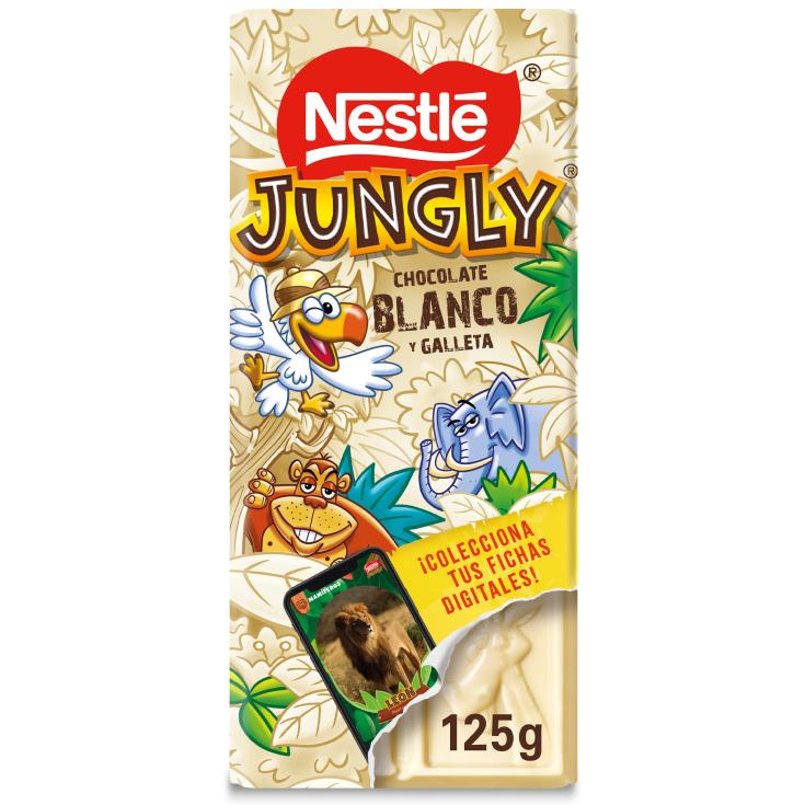 CHOCOLATE NESTEL JUNGLY CHOCOLATE BLANCO 125GRS